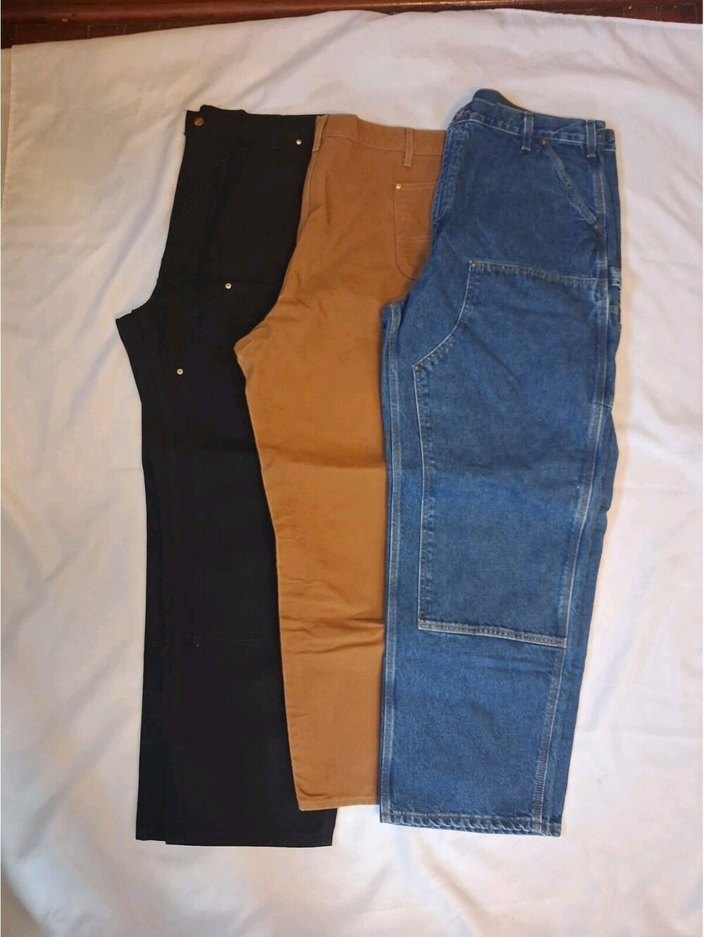 LOT of Carhartt Pants, Multiple Sizes And Colors made In USA workmen Pants